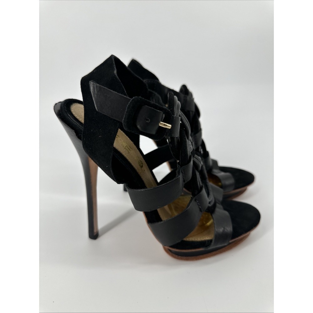 L.A.M.B black size 8.5 stiletto heels. Sexy & Fun